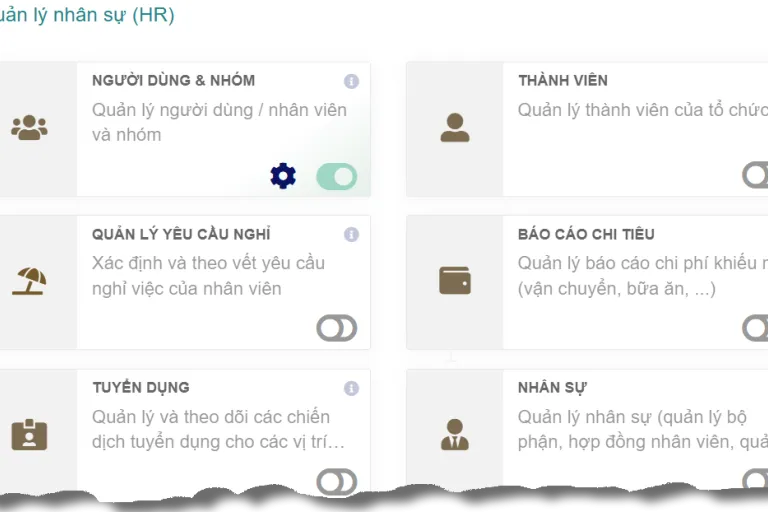 Module quản lý nhân sự