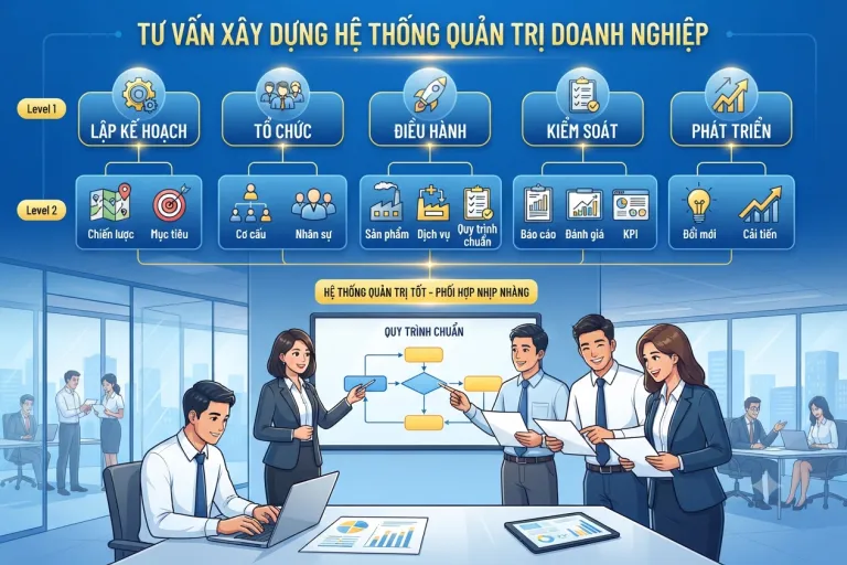 Dịch vụ tư vấn xây dựng hệ thống quản trị doanh nghiệp